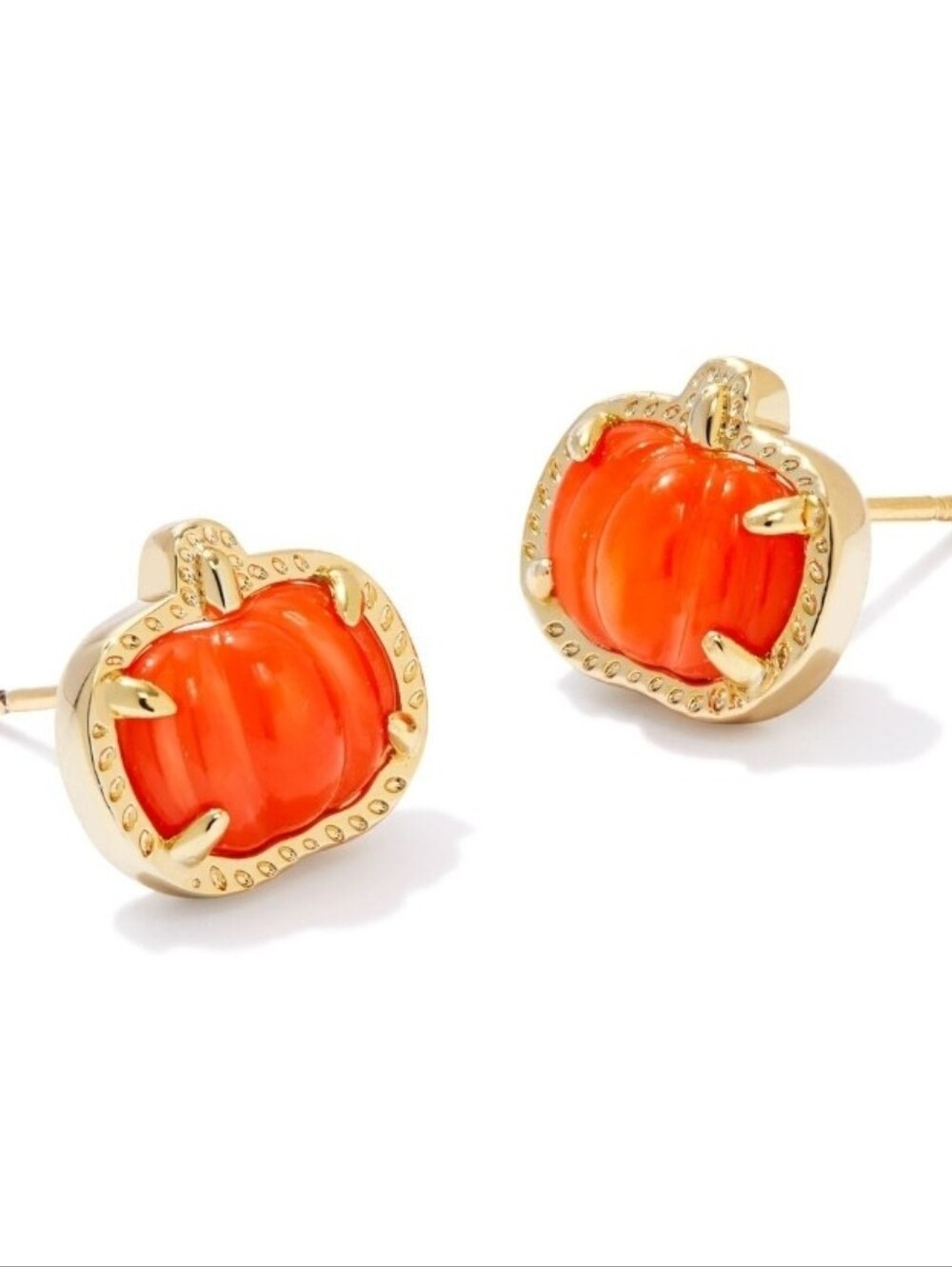Kendra Scott Pumpkin Stud Earrings